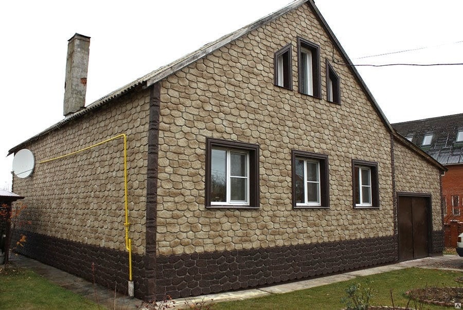 Фасадные панели для наружной отделки дома Альта-Профиль